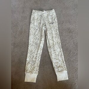 Girls Old Navy cheetah jogger pants yl 10/12 nwot